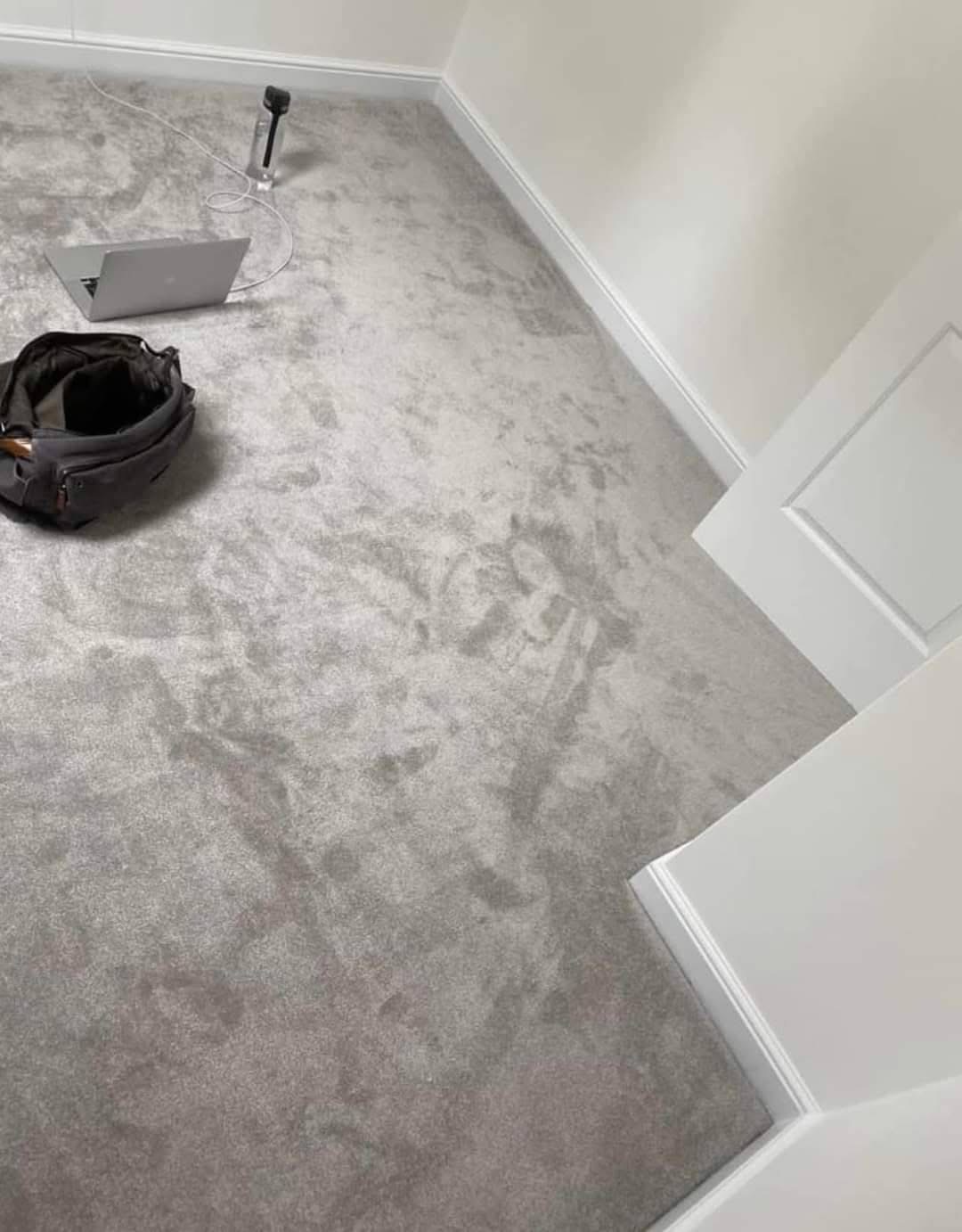 Deep pile carpet — bedroom