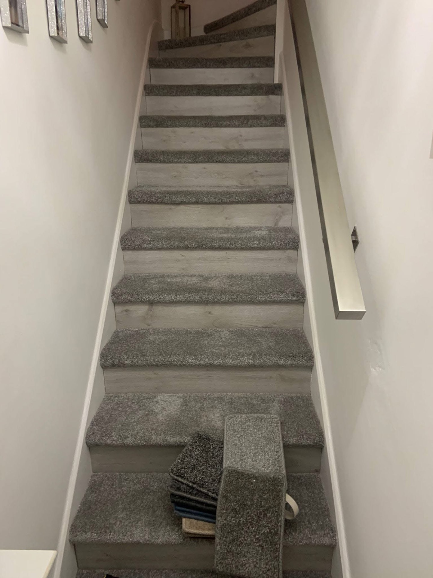 Stairs — carpet & laminate risers
